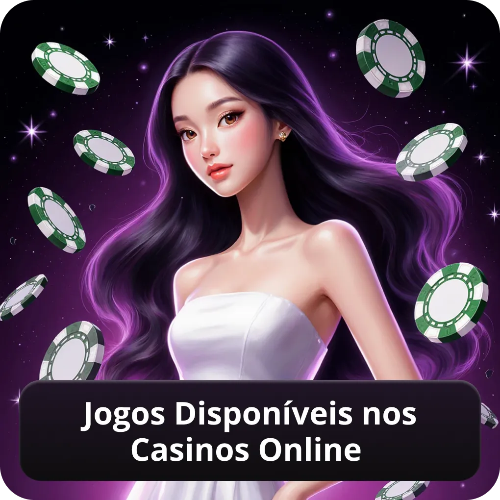 Jogos Disponíveis nos Casinos Online
